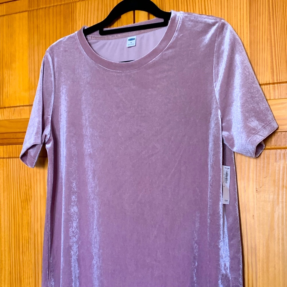 NWT Old Navy Velvety mauve pink top size medium